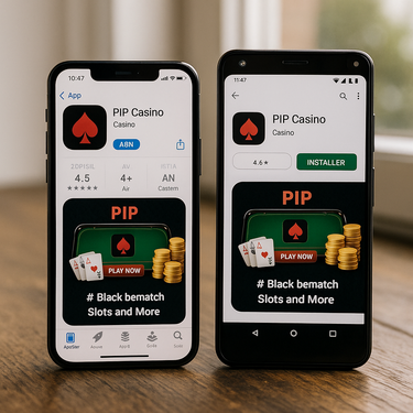 PIP Casino - iOS Mobile App Screenshot - Download and Install