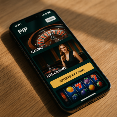 PIP Casino - Mobile Platform Screenshot - Responsive Smartphone Experience